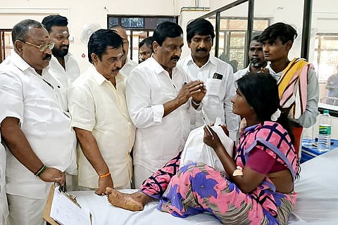 People being treated after they consumed illicit liquor